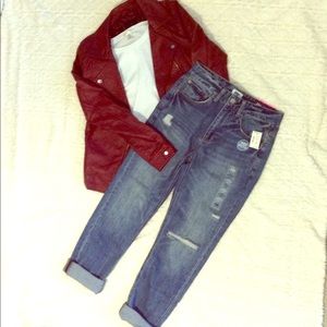 Aeropostale high waisted boyfriend jeans size 0